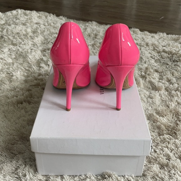 Versace Neon Pink Pump - Picture 3 of 11